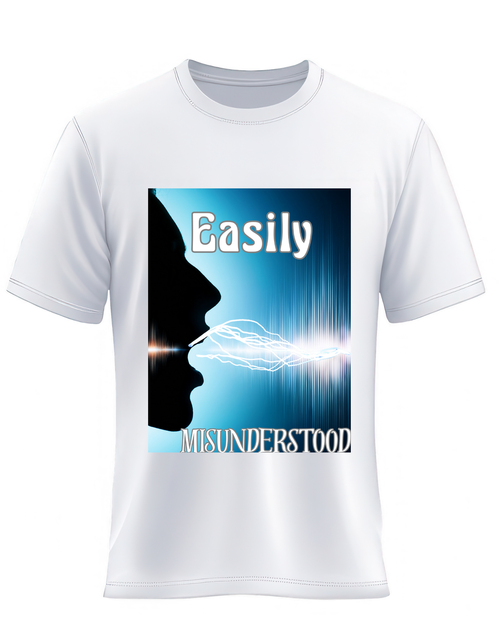 Melodys Misunderstood T-Shirts heavy Cotton Blend Crew Neck Tee S - 4XL Athletic Fit, unisex