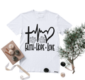 Crewneck T-shirt | Faith everyday wear environmental friendly men women
