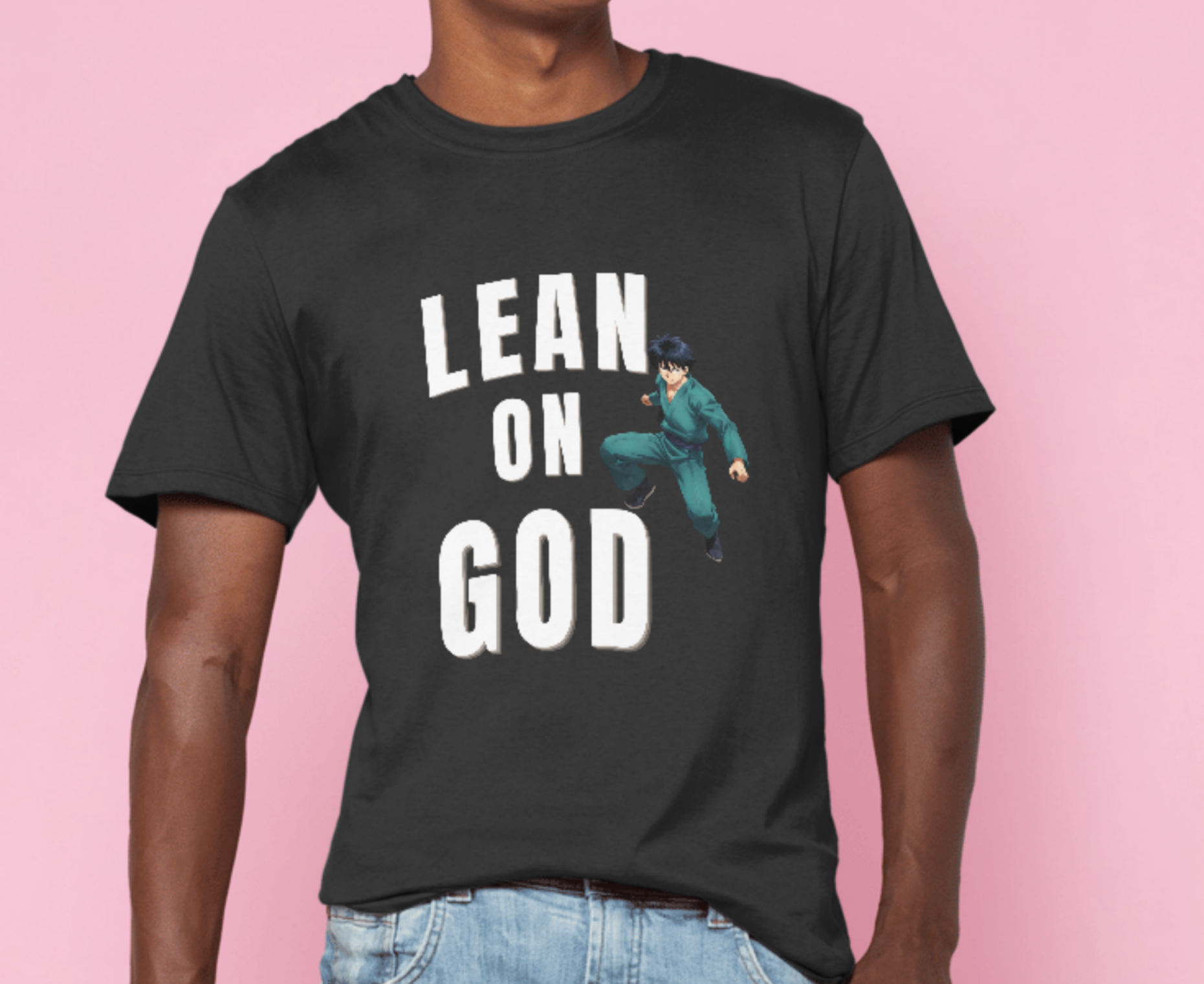 Faith. T-Shirt, everyday wear environmental friendly men