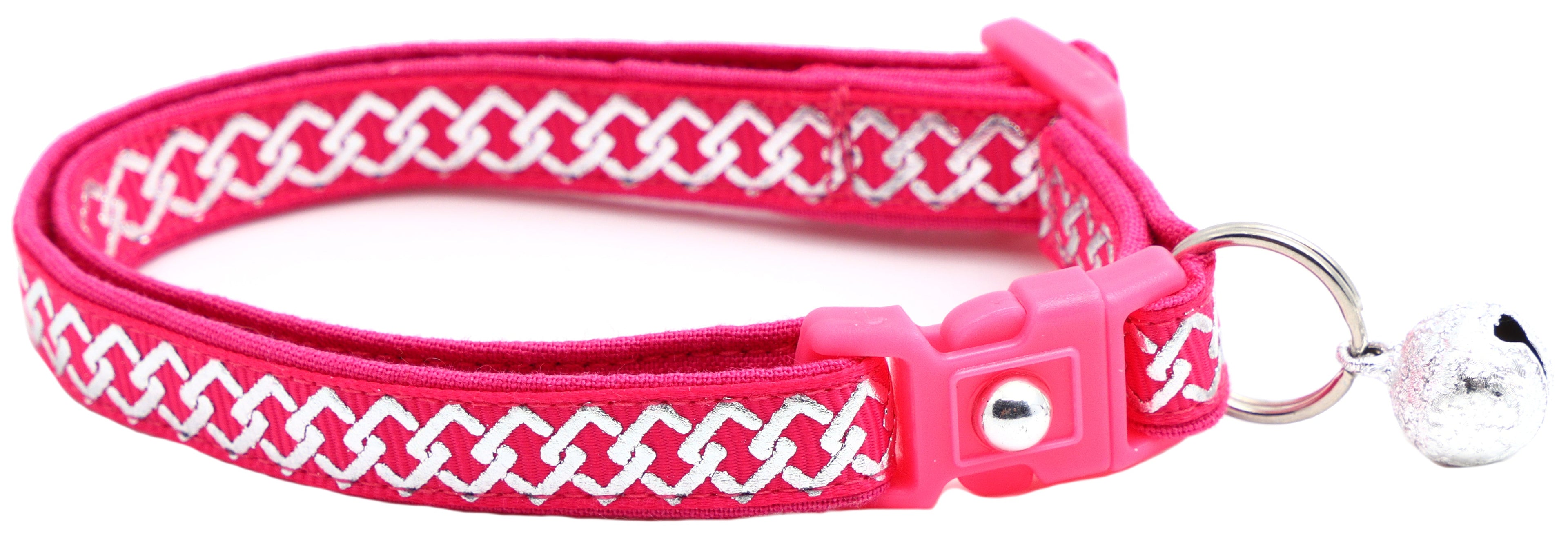 Silver Knots Cat Collar-15
