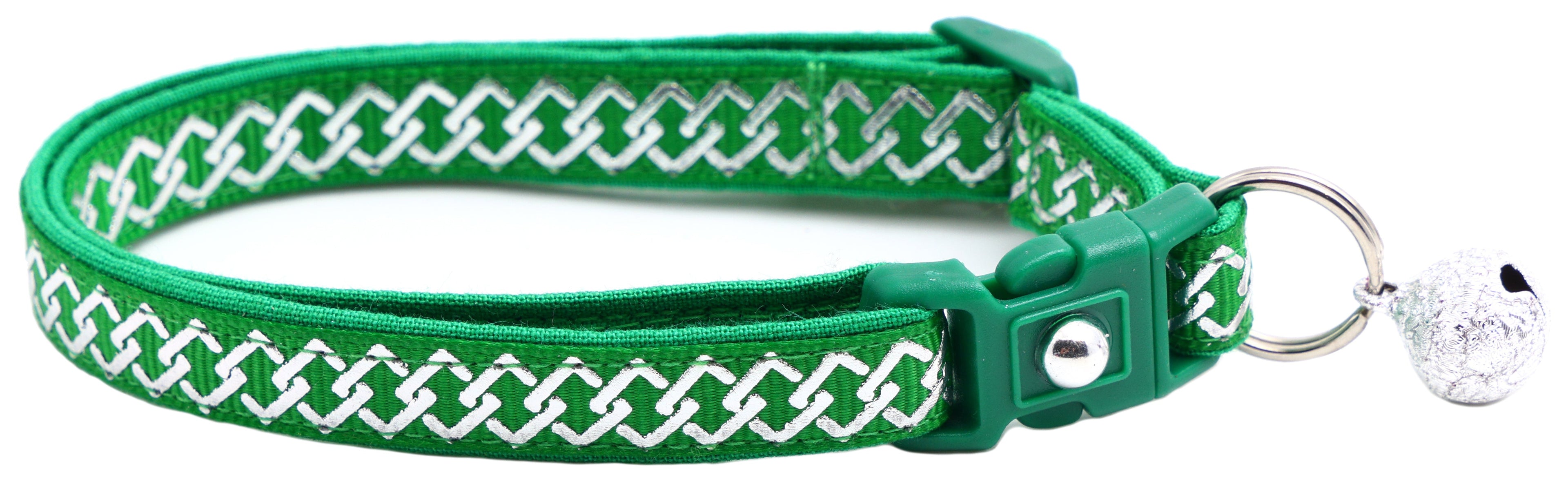 Silver Knots Cat Collar-14