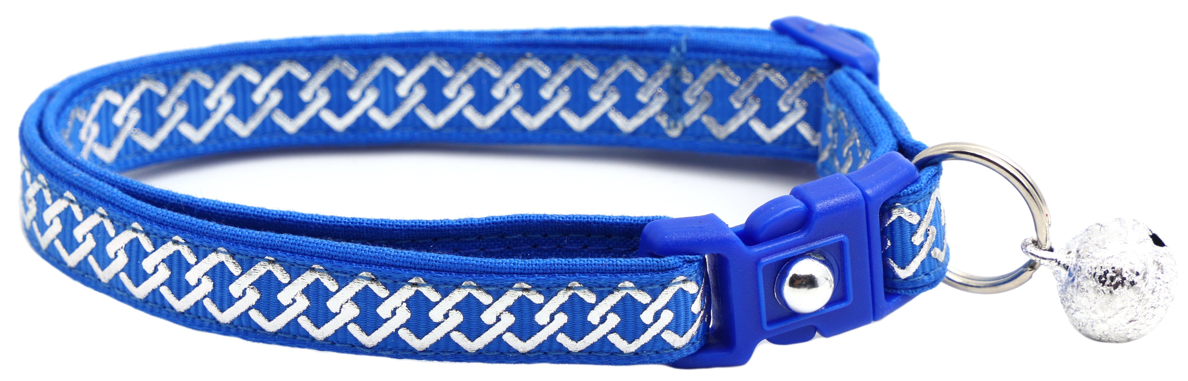 Silver Knots Cat Collar-11