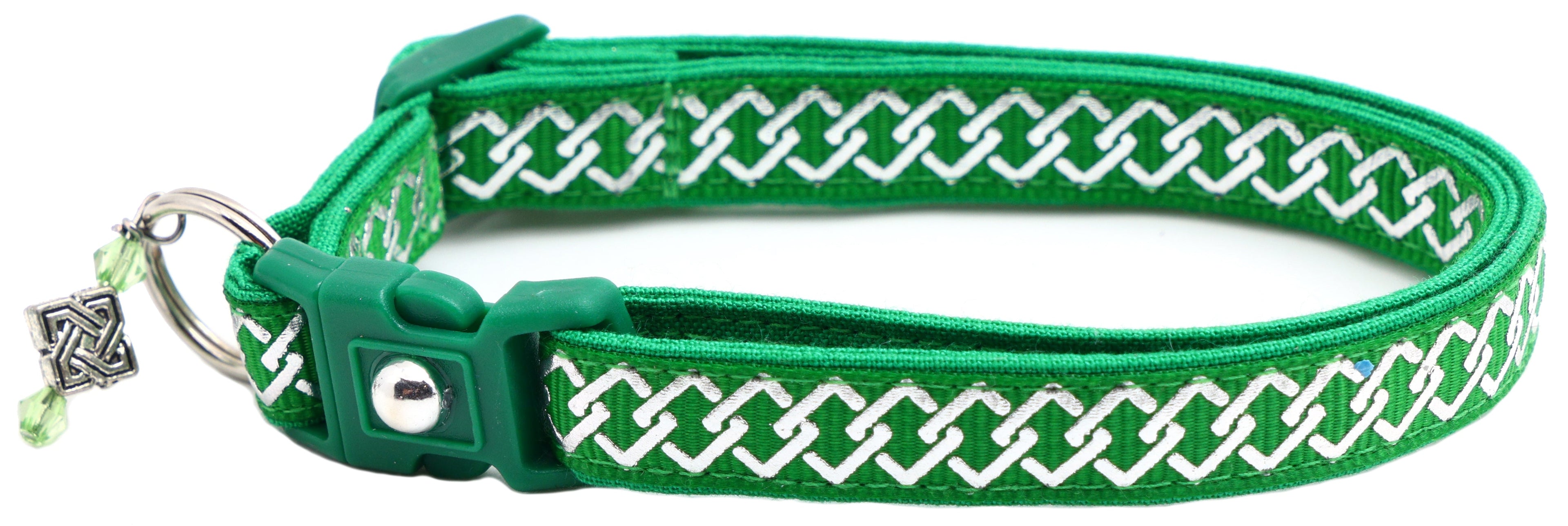 Silver Knots Cat Collar-25