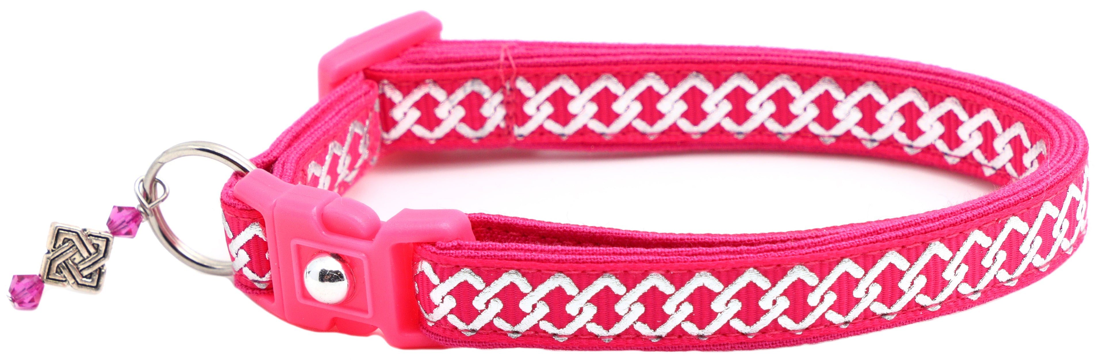 Silver Knots Cat Collar-26