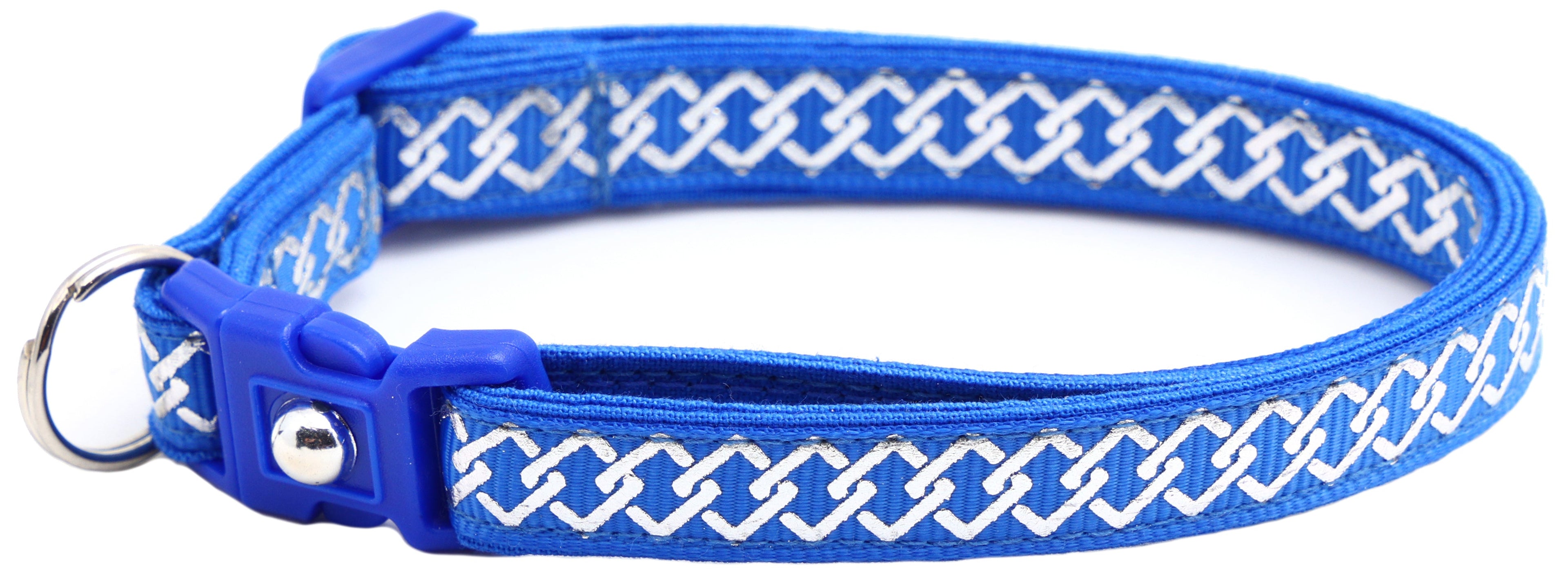 Silver Knots Cat Collar-44