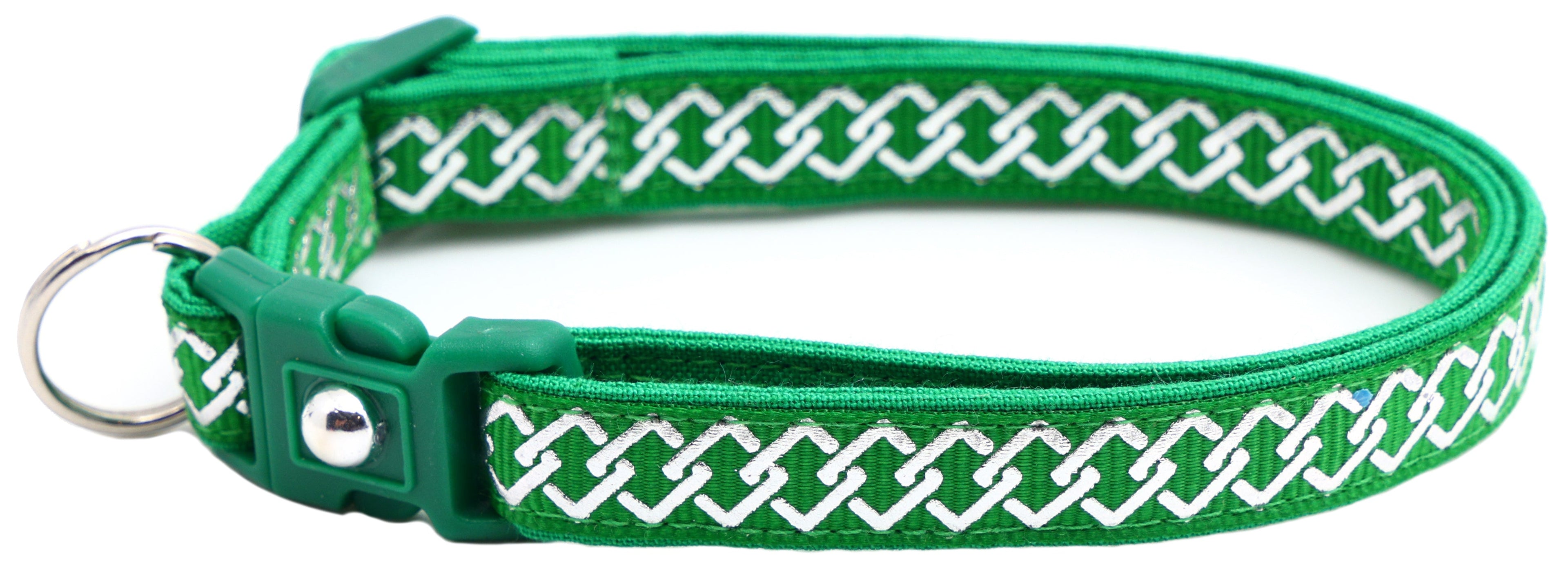 Silver Knots Cat Collar-47