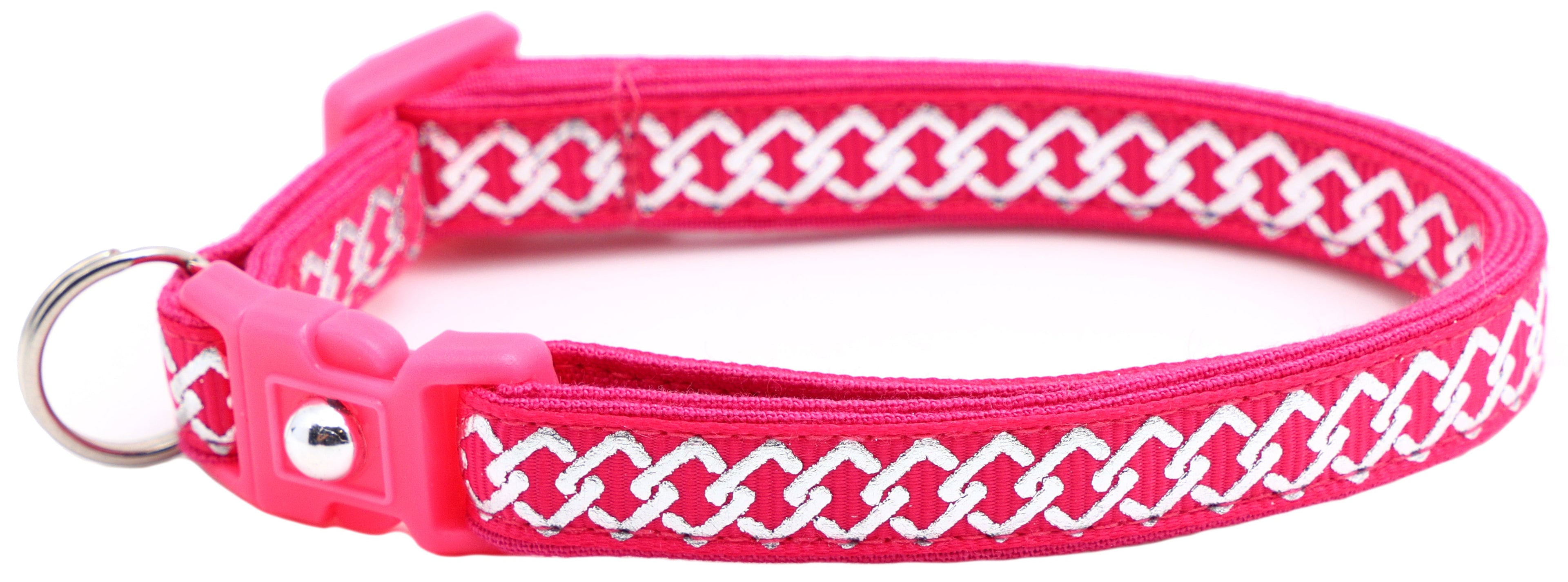 Silver Knots Cat Collar-48