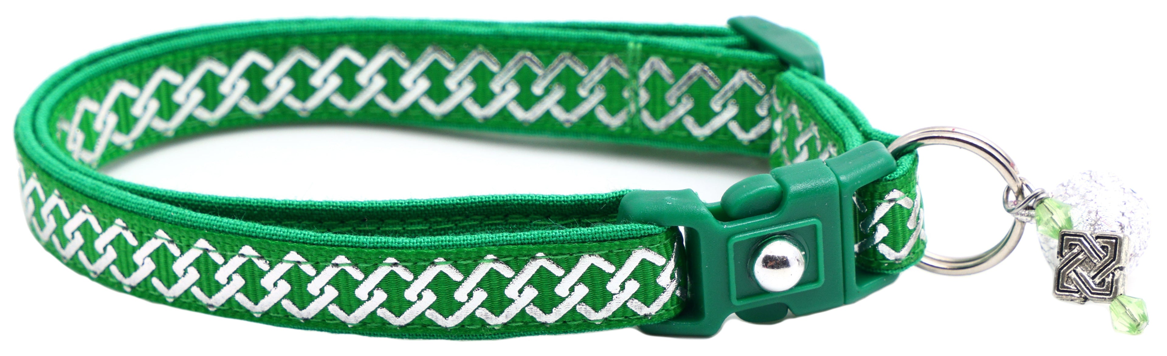 Silver Knots Cat Collar-36