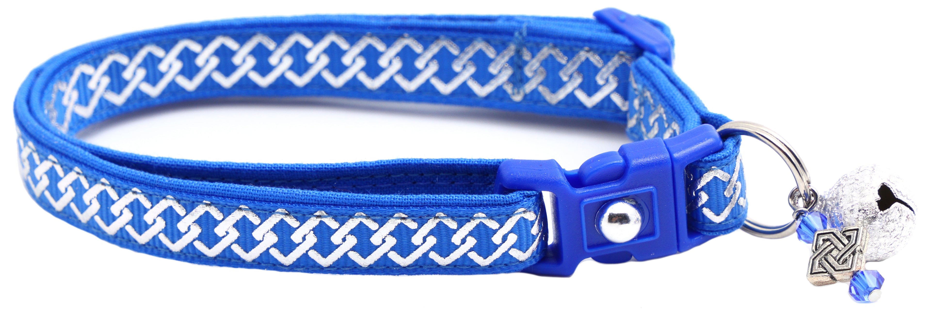 Silver Knots Cat Collar-33