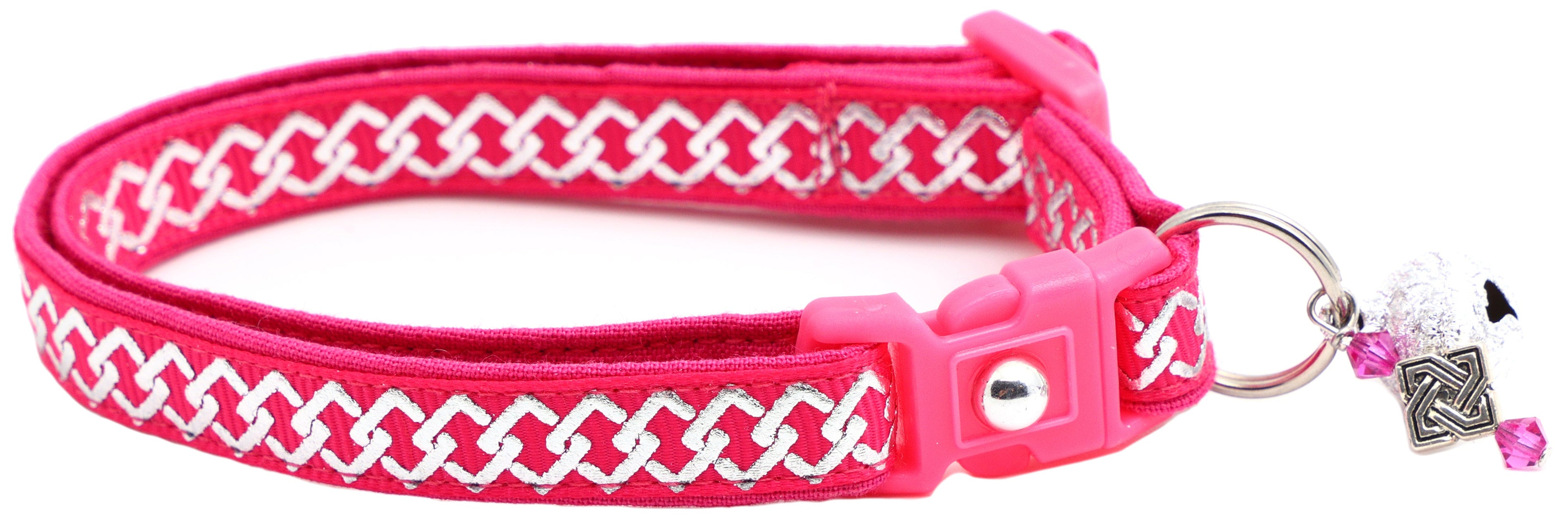 Silver Knots Cat Collar-37