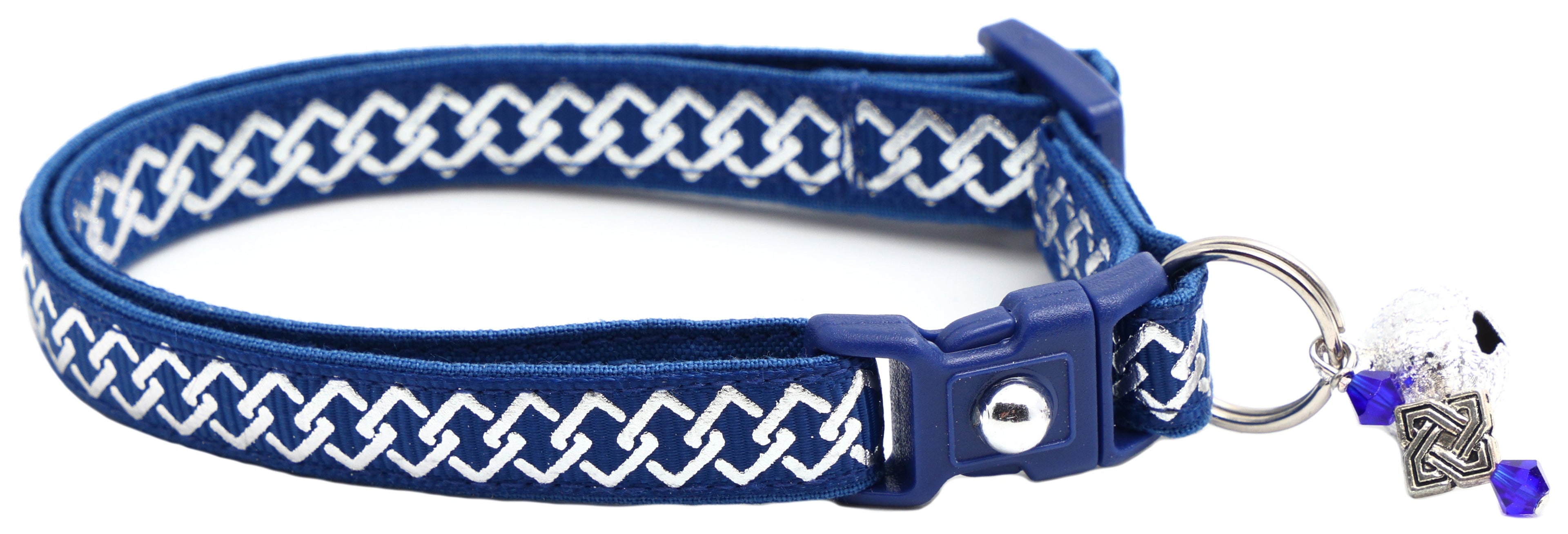 Silver Knots Cat Collar-35
