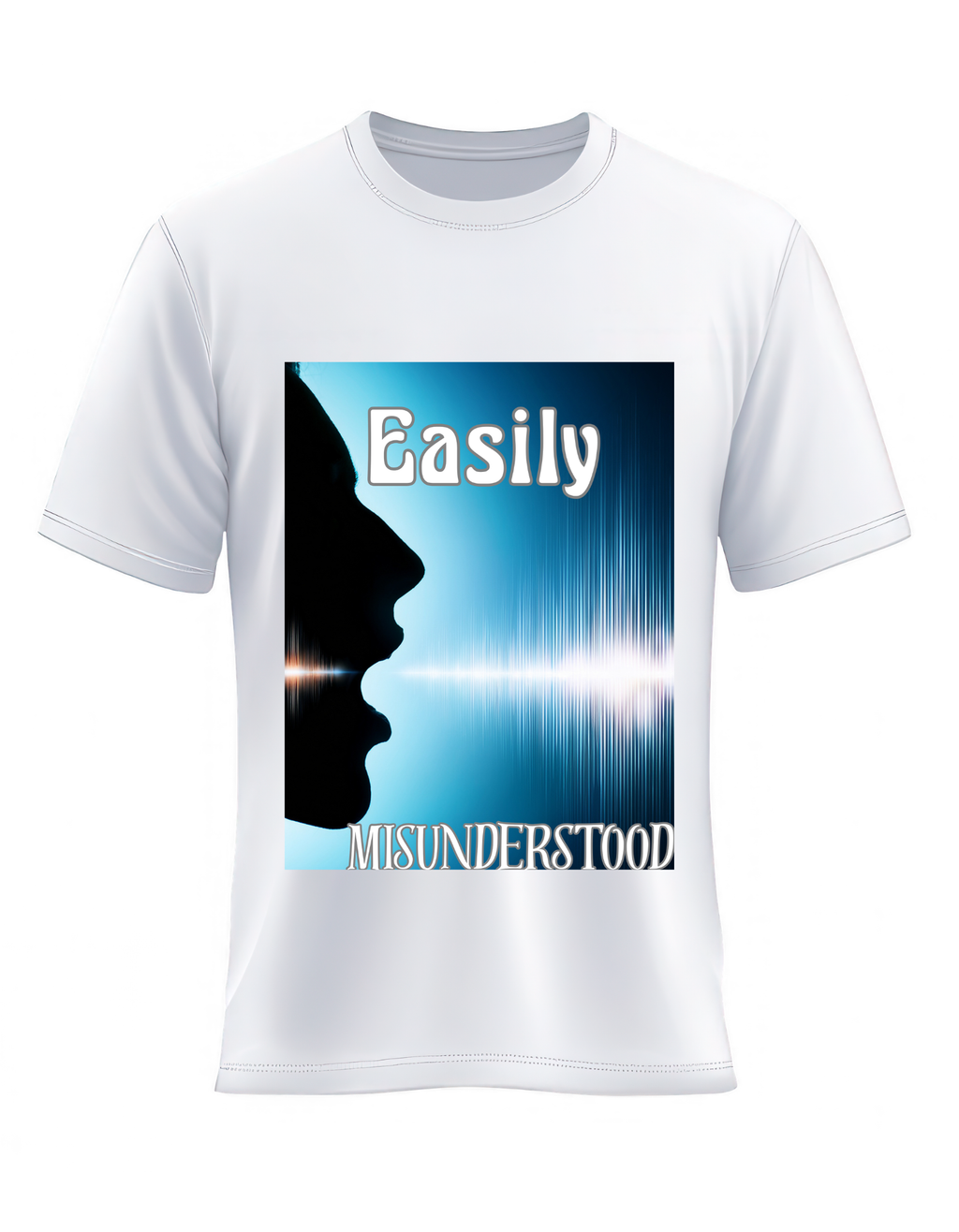 Melodys Misunderstood T-Shirts heavy Cotton Blend Crew Neck Tee S - 4XL Athletic Fit, unisex
