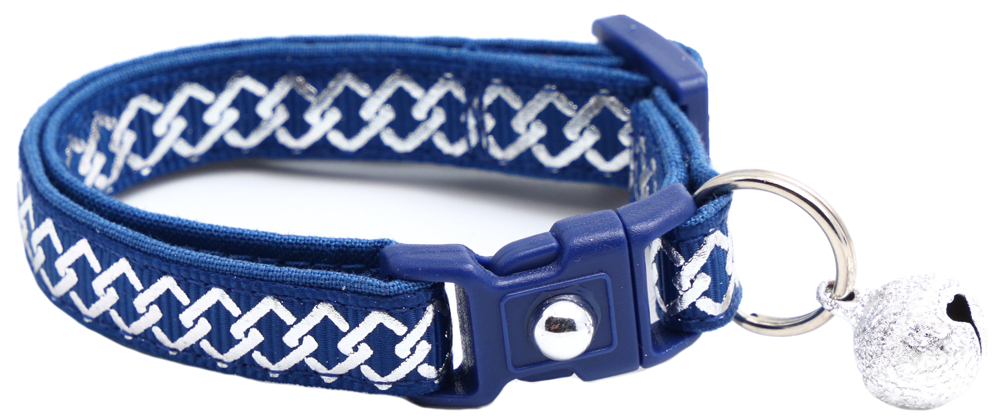 Silver Knots Cat Collar-8
