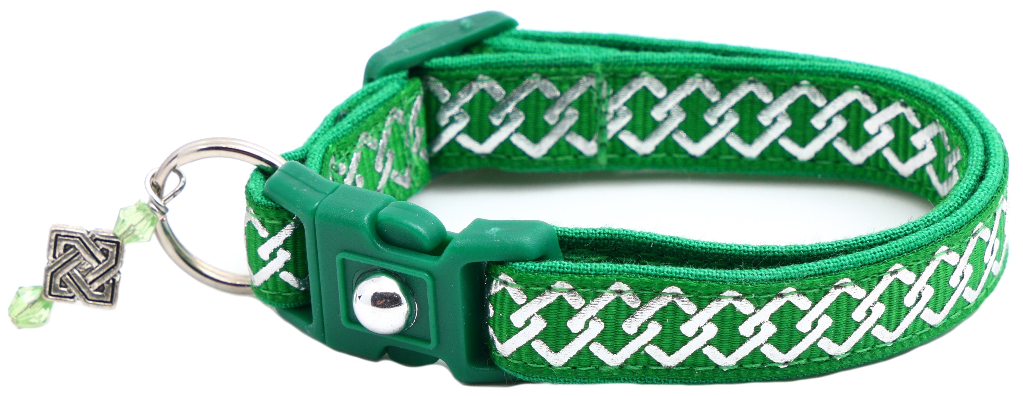 Silver Knots Cat Collar-20