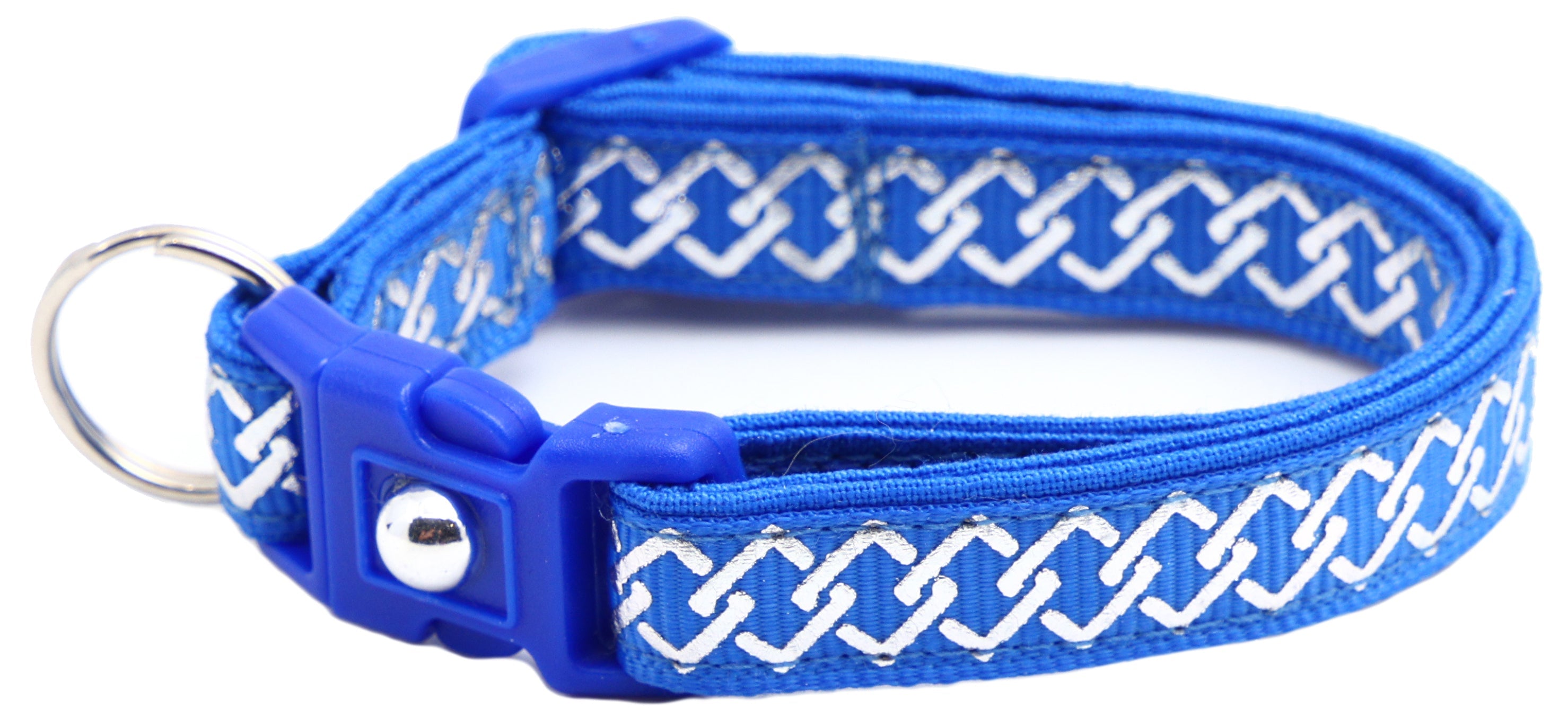 Silver Knots Cat Collar-39