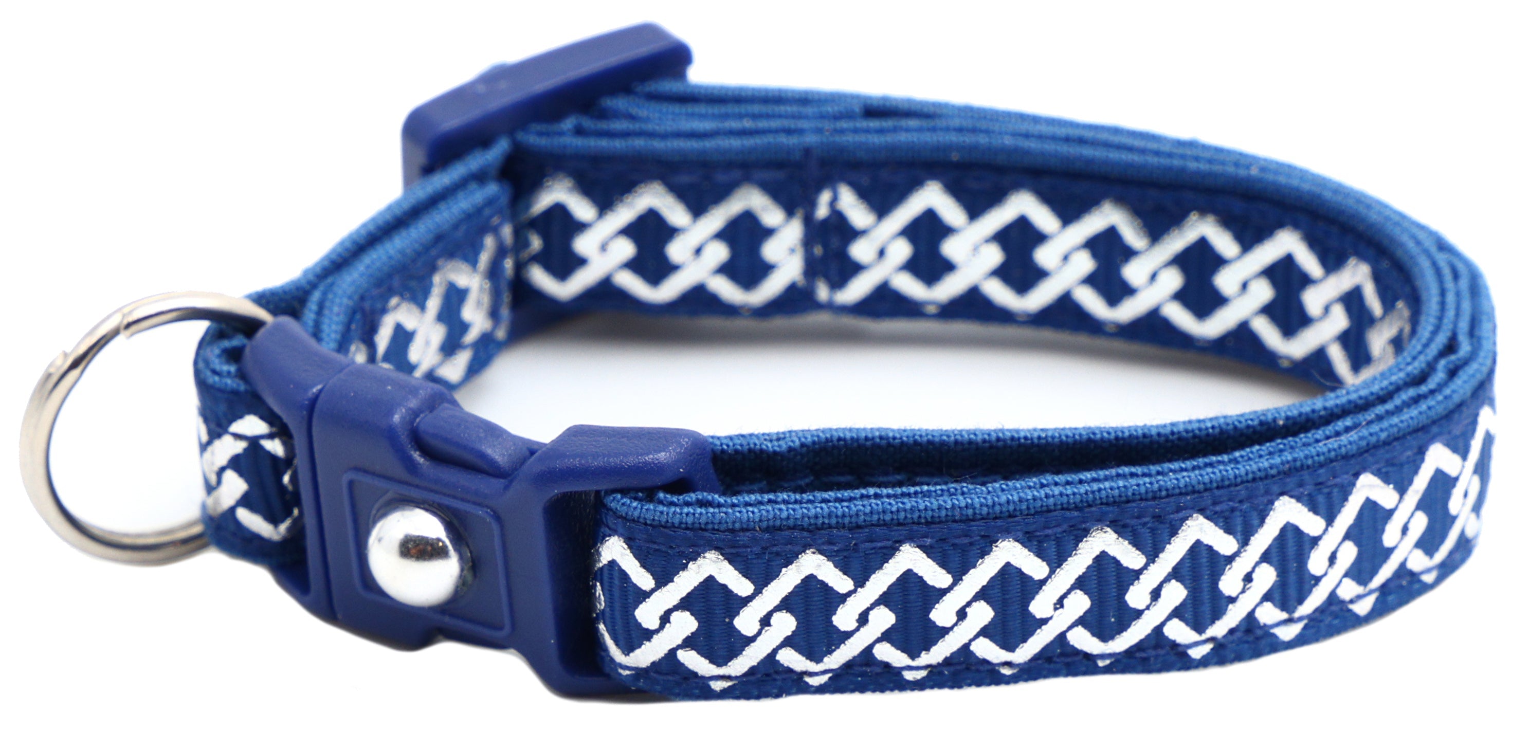 Silver Knots Cat Collar-41