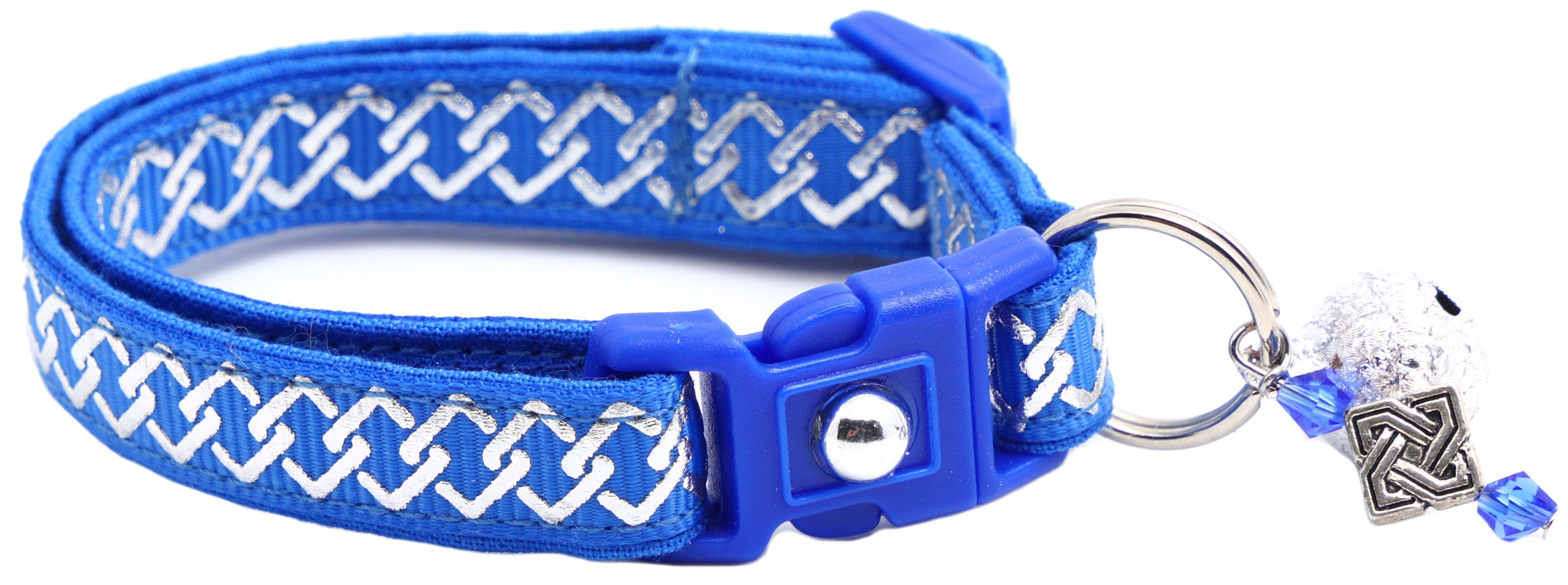 Silver Knots Cat Collar-28
