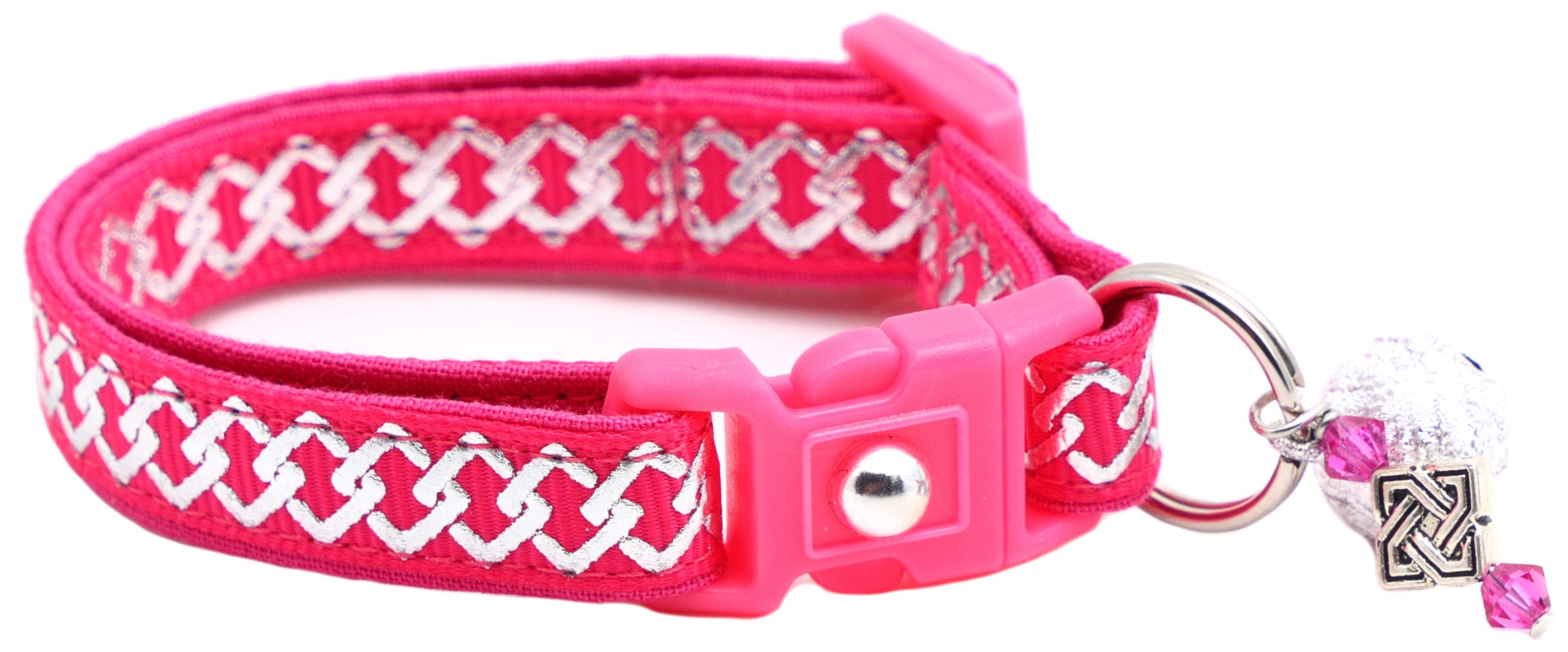 Silver Knots Cat Collar-32