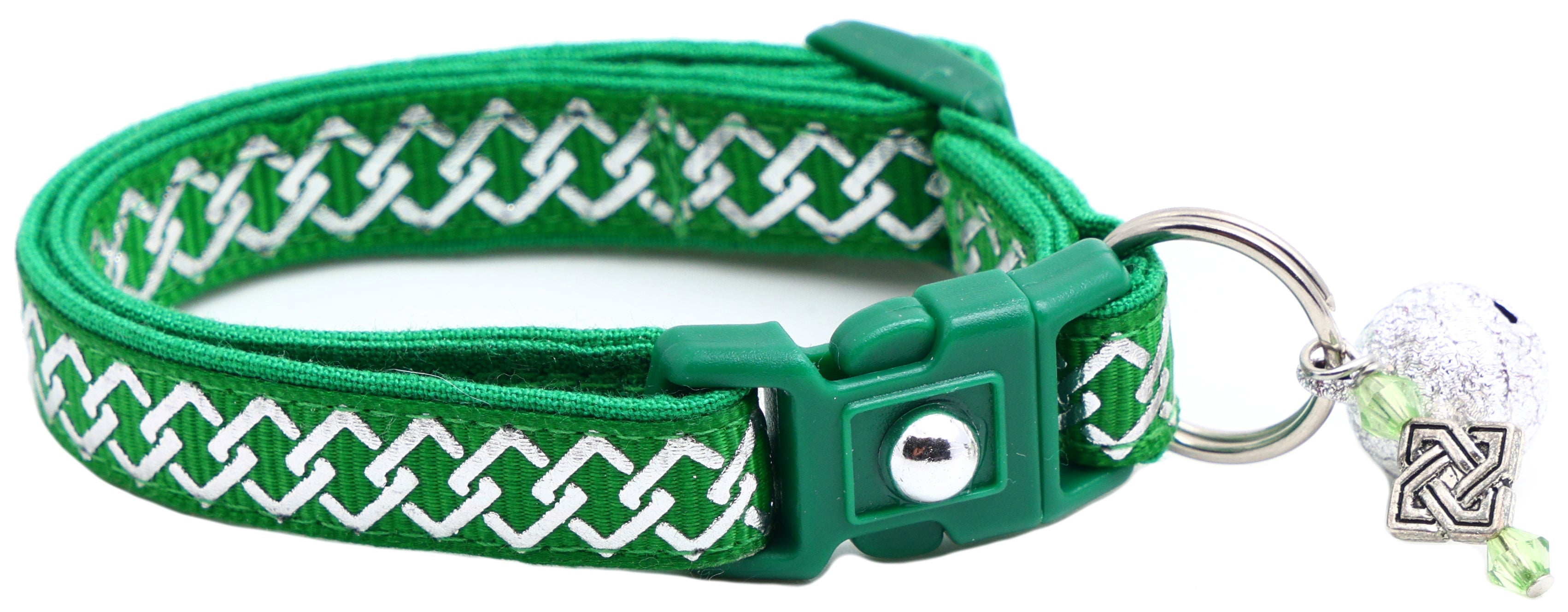 Silver Knots Cat Collar-31