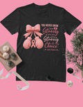 Be strong| women T-shirt pink and black